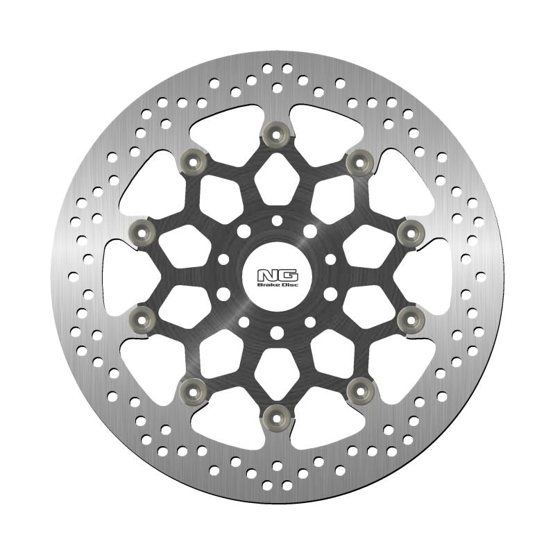 Brake disc (rotor) front HUSQVARNA SVARTPILEN '19, VITPILEN 701 '18-'20 (aluminium wheels) KTM DUKE 690 '12-'19 (320X52X5MM) (5X10,25/8,25MM) Floating (Aluminium center)