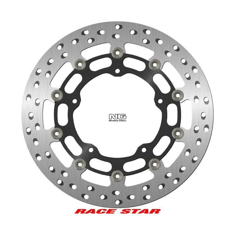 Brake disc (rotor) front RACE STAR PREMIUM YAMAHA MT-10 '16-'22, R1 / R6 GYTR '20-'22, YZF R1 / R6 '16-'19 (320X132X5MM) (5X8,25MM) Floating (Aluminium center, improved cooling)