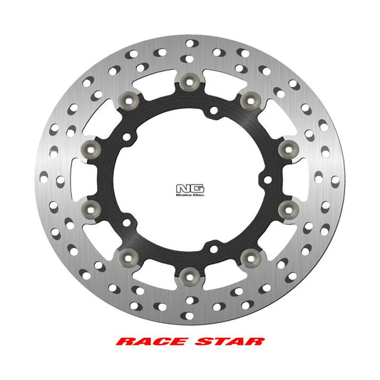 Brake disc (rotor) front RACE STAR PREMIUM YAMAHA MT-03 '16-'22, R3 '19-'22, YZF-R25 '14-'17, YZF-R3 '15-'18 (298X132X5MM) (5X8,25MM) (Aluminium center, improved cooling)