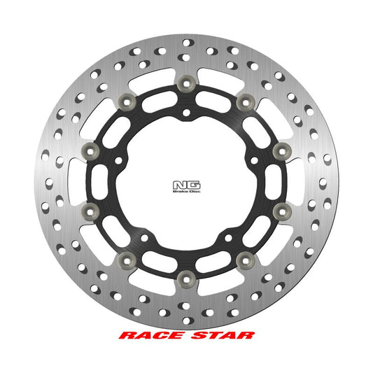 Brake disc (rotor) front RACE STAR PREMIUM YAMAHA MT-10 '16-'22, R1/R6 '16-'22 (320X132X6MM) (5X8,25MM) (Aluminium center, improved cooling)
