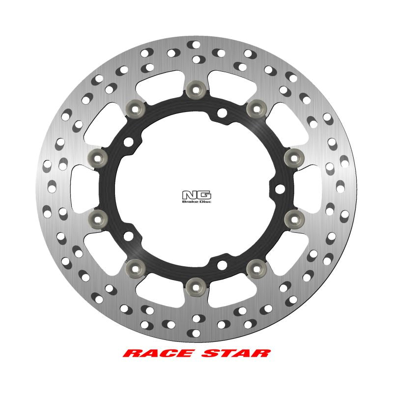 Brake disc (rotor) front RACE STAR PREMIUM KAWASAKI NINJA 400 '18-'22, ZX-25R 250 '21-'22 (310X141,8X5,5MM) (5X10,25MM) (Aluminium center, improved cooling)