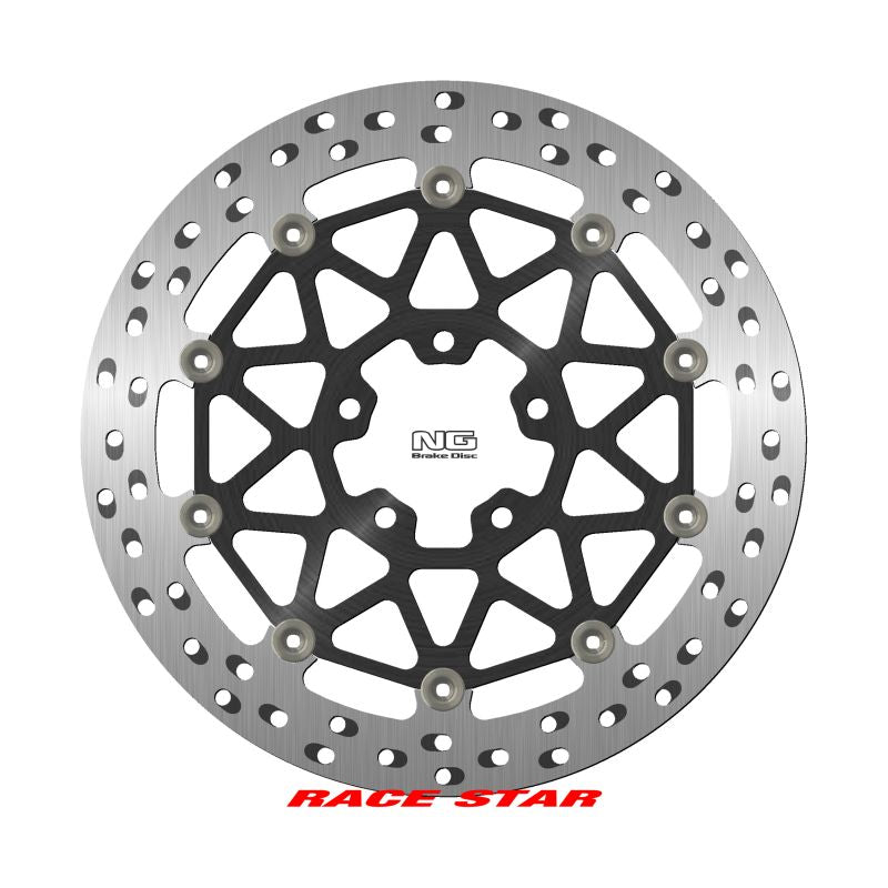 Brake disc (rotor) front RACE STAR PREMIUM KAWASAKI ZX-10R '19-'20, ZX-10RR '17-'22 (330X70X6MM) (5X10,25MM) (Aluminium center, improved cooling)