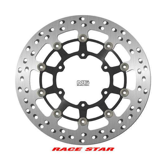 Brake disc (rotor) front RACE STAR PREMIUM SUZUKI GSX-R 600/750/1000 '08-'18 (310X102X5MM) (6X8,25MM) Floating (Aluminium center, improved cooling)