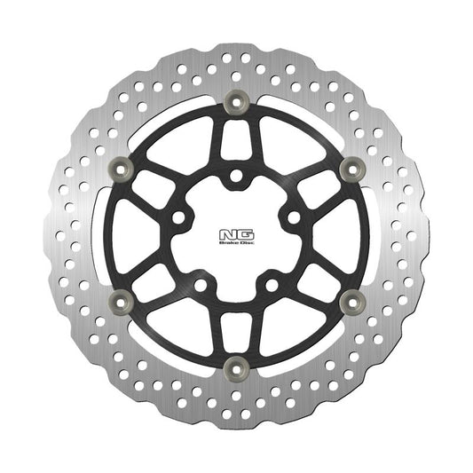 Brake disc (rotor) front SUZUKI GSF 650 BANDIT / GSX 750F '04-'06, SV 650 '03-'15, VL 1500 INTRUDER M '08-'10, VLR 1800 INTRUDER '08-'11 (290X69X4,5MM) (5X10,25MM) WAVE Floating (Aluminium center)