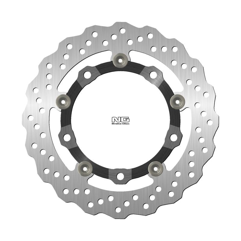 Brake disc (rotor) front SYM CRUISYM/JOYMAX/DRG 125/185/200/250/300 '09-'22 (260X128X4MM) (5X10,25MM) WAVE (Aluminium center)