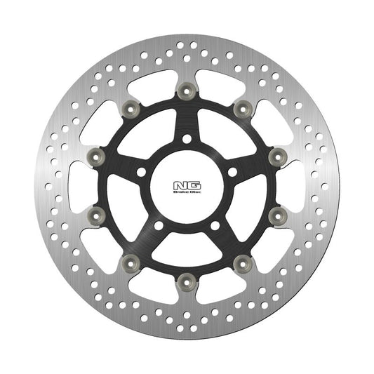Brake disc (rotor) front TRIUMPH DAYTONA/SPEED TRIPLE 955 '02-'06, ROCKET 3 2300 '04-'17, SPRINT 1050ST '05-'14 (320X78X5MM) (5X10,25MM) Floating (Aluminium center)