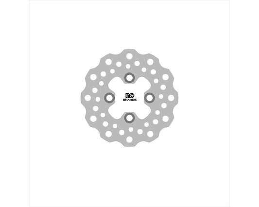 Brake disc (rotor) front YAMAHA YFM/YFS/YFZ 200/250/350/450/600/660/700 GRIZZLY/RAPTOR/WARRIOR '91-'23 (161X48X3,5MM) (4X10,25MM) WAVE