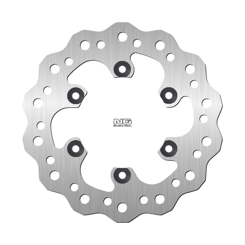 Brake disc (rotor) rear KAWASAKI D TRACKER 250 '03, KDX 220 '99-'05, KDX 250R '92-, KLX 250D TRACKER '00-, KLX 300R '96-'07, KLX 250S '05-'10, KLX 250E '93-'95, SUZUKI DR 250SB '03-, (220X100X4MM) (6X10,25MM) WAVE