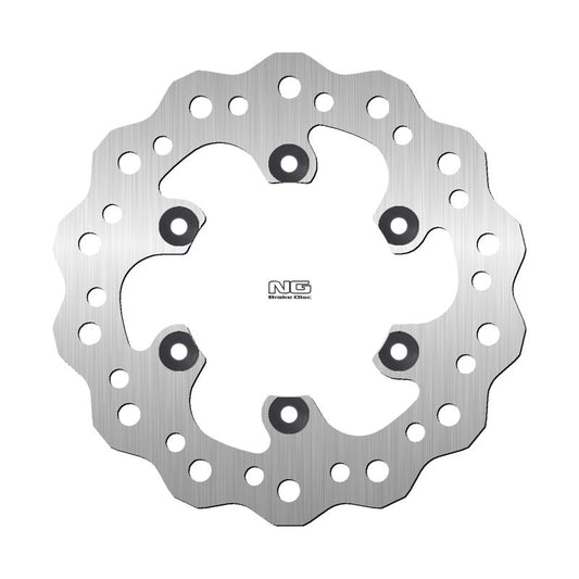 Brake disc (rotor) rear KAWASAKI D TRACKER 250 '03, KDX 220 '99-'05, KDX 250R '92-, KLX 250D TRACKER '00-, KLX 300R '96-'07, KLX 250S '05-'10, KLX 250E '93-'95, SUZUKI DR 250SB '03-, (220X100X4MM) (6X10,25MM) WAVE