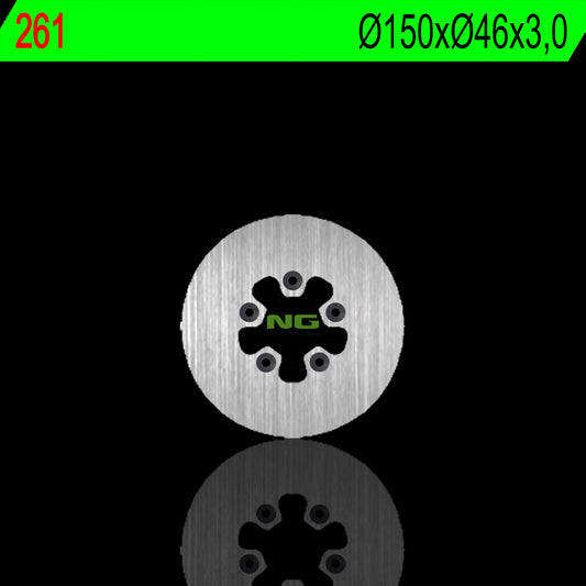 Brake disc (rotor) rear MONTESA COTA 315 97-00 (150X46X3,0MM) (5X10,5MM)