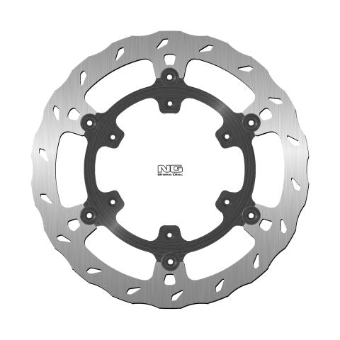 Brake disc (rotor) front AJP PR7 ADVENTURE 650 '16-'20 (300X124,3X5MM) Floating (6X6,5MM) WAVE