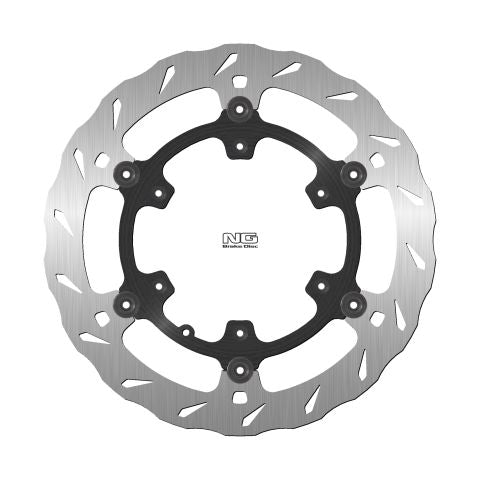 Brake disc (rotor) front AJP PR7 ADVENTURE 650 '16-'20 caliper BREMBO (300X124,3X5MM) Floating (6X6,5MM) WAVE