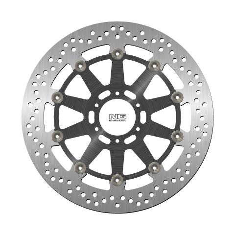 Brake disc (rotor) front APRILIA DROSODURO 900/TUONO660 '17-21, MOTO GUZZI V7 '17-20 (320X64X4,5MM) (6X8,5MM) Floating (Aluminium center)