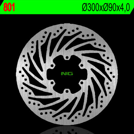 Brake disc (rotor) front APRILIA RS 50 '07-'08, BETA 50/125, DERBI 50/80/125 (300X90X4) (6X6,5MM)