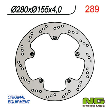 Brake disc (rotor) front APRILIA RS 50, YAMAHA TZR 50 (280x155x4)