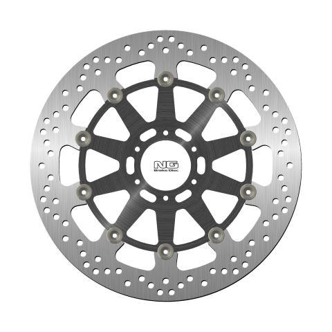 Brake disc (rotor) front APRILIA RSV4/TUONO '15-20 (330X64X5MM) (6X8,5MM) Floating (Aluminium center)