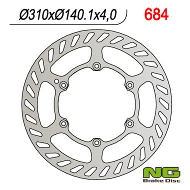 Brake disc (rotor) front BETA 350/400 SM (SR. 310MM) (310x140x4)