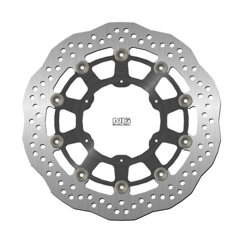 Brake disc (rotor) front BMW F 650/700/800 GS '93-'19, APRILIA PEGASO 650 '86-'08 (300X105X5MM) (6X6,5) WAVE Floating (Aluminium center)