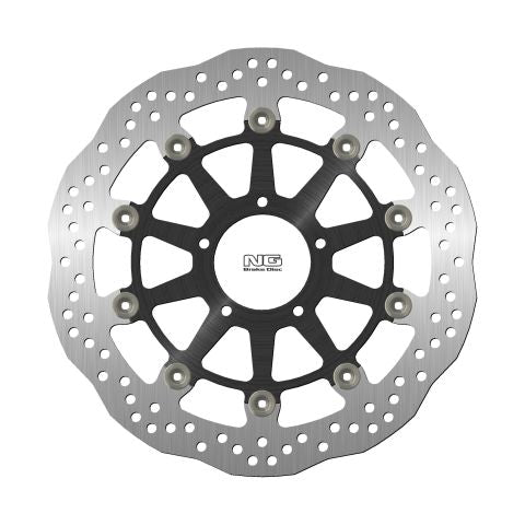 Brake disc (rotor) front DUCATI 848 '08-13, PANIGALE 959 '18-19, S4R 996 '07-09 (320X72X5MM) (5X8,5MM) WAVE Floating (Aluminium center)
