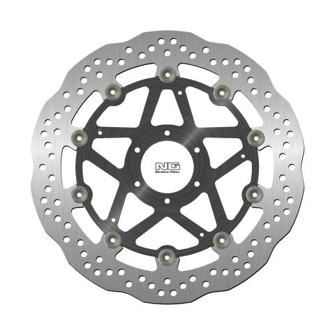 Brake disc (rotor) front DUCATI MONSTER 696 '08-14, ST3/ST4 '03-07 (320X64X5MM) (6X8,5MM) WAVE Floating (Aluminium center)