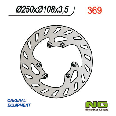Brake disc (rotor) front HM 50 CRE BAJA/SIX '01-'06 (dia. 250MM) (250x108x3,5)