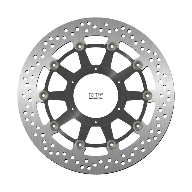 Brake disc (rotor) front HONDA CBR1000RR '09-19 (320X74X5MM) (6X6,5MM) Floating (Aluminium center) - small features