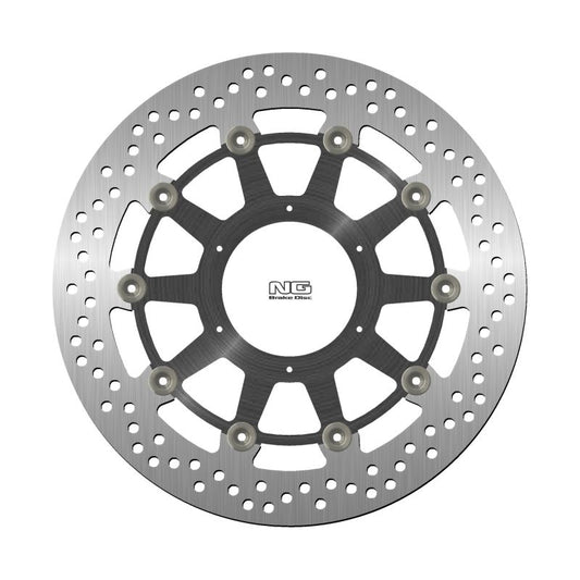 Brake disc (rotor) front HONDA CBR1000RR '09-19 (320X74X5MM) (6X6,5MM) Floating (Aluminium center) - small features