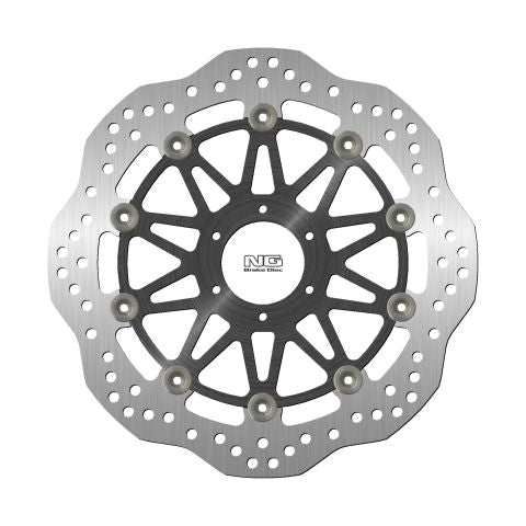 Brake disc (rotor) front HONDA CBR600 '95-98, CBR900/929 '93-97 (296X58X4MM) (6X6,5MM) WAVE Floating (Aluminium center)