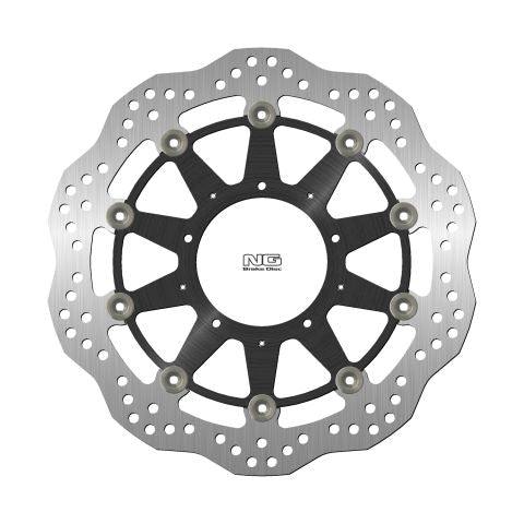 Brake disc (rotor) front HONDA VFR 800X CROSS RUNNER ABS '15-17, VFR 800F ABS '14-'17 (310X94X5) (5X6,5MM) (Indentation 9,0MM) WAVE Floating (Aluminium center)