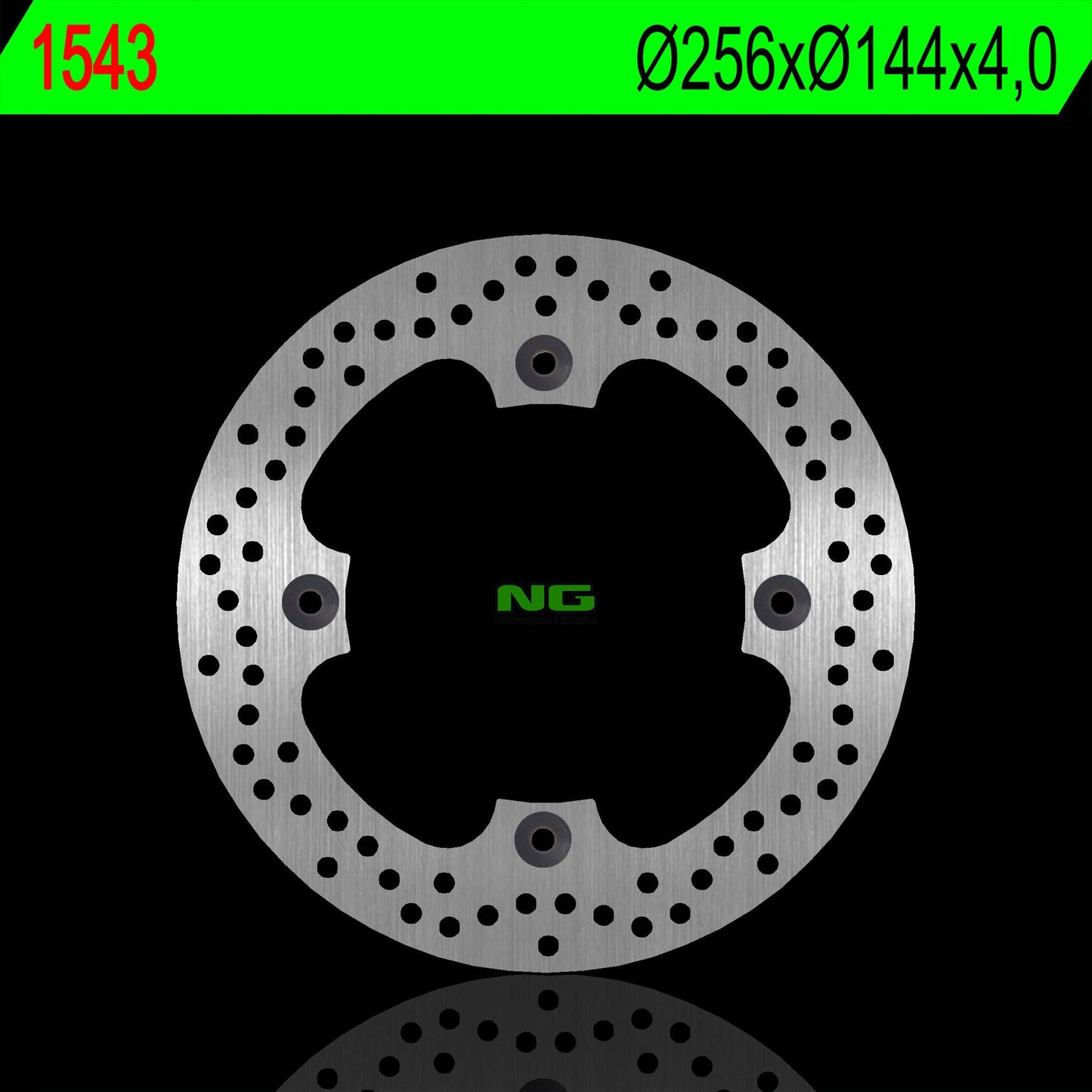 Brake disc (rotor) front HONDA XL 650V TRANSALP (00-07), XL 700V / ABS TRANSALP (08-17) (256X144X4,0) (4X10,5MM)