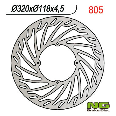 Brake disc (rotor) front HONDA XR 400/600/650 (320X118X3) OVERSIZE