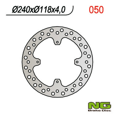 Brake disc (rotor) front HONDA XR 600R '85-'90, CRF 230 '03-'20, XL 350R '84 (240X118X4)
