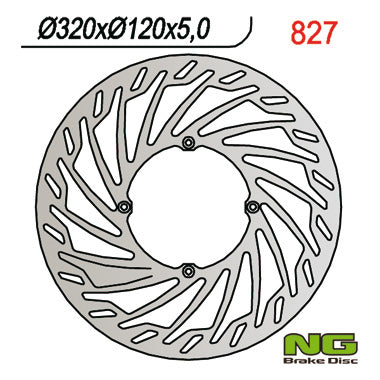 Brake disc (rotor) front HUSQVARNA SMR 570 (00-03) (320X120X5) OVERSIZE