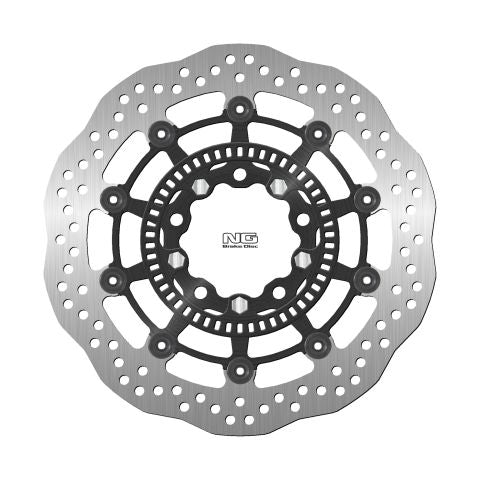 Brake disc (rotor) front KAWASAKI ER6N '05-'17, KLE 650 VERSYS '07-'21, ZX6R '13-'18 ,VULCAN 650 '15-'21, ABS '07-'20 WAVE Floating - Replaces NG1558X