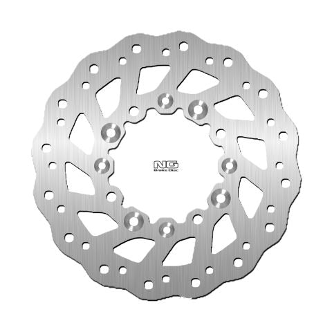 Brake disc (rotor) front KAWASAKI KDX 125/250 '92-14, KLX650 '93-14 (250X100X3MM) (4 Holes) WAVE