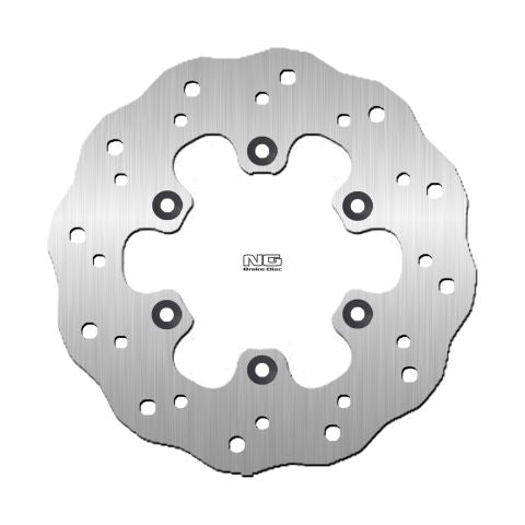 Brake disc (rotor) front KAWASAKI KLX140 '11-21, KX80 '84-99, KX85 '00-21 (220X96X3MM) (6X9MM) WAVE