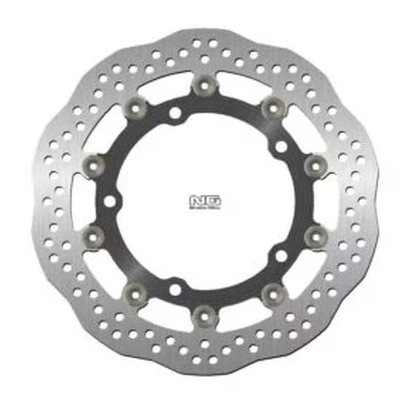Brake disc (rotor) front KAWASAKI Z 650 17-22, Z 900 16-20 (300X142,2X5,0MM) (5X10,5MM) Floating (Aluminium center) - Replaces NG1623