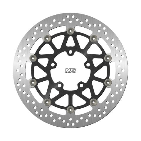 Brake disc (rotor) front KAWASAKI ZX-6R 636 '16-20 (310X80X5MM) (5X10,5MM) Floating (Aluminium center)