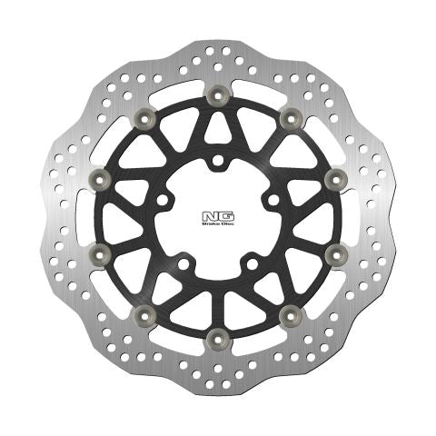 Brake disc (rotor) front KAWASAKI ZX-6R 636 '16-20 (310X80X5MM) (5X10,5MM) WAVE Floating (Aluminium center)