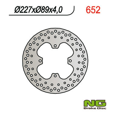Brake disc (rotor) front POLARIS (227X89X4) 250/300/325/330/335/350/400/425/450/455/500/700/800
