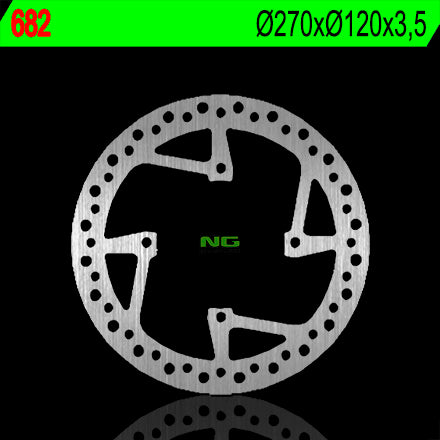 Brake disc (rotor) front SHERCO 250/300/450/510 (270X120X3,5) (4X10,5MM)
