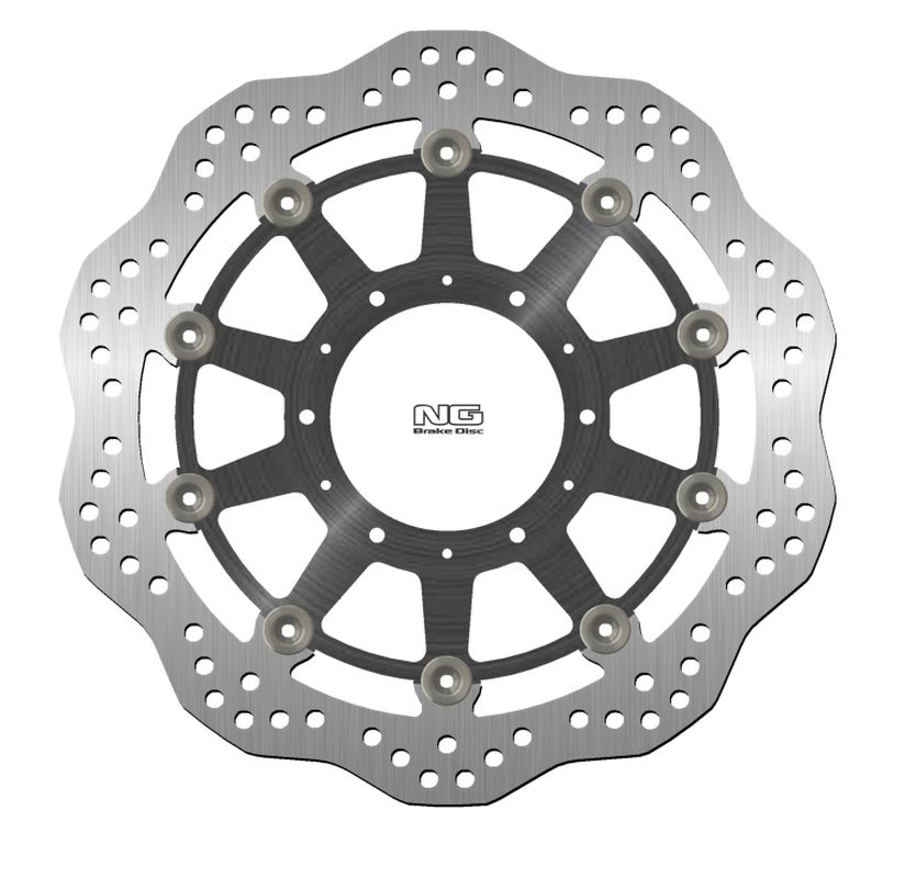 Brake disc (rotor) front SUZUKI DL 650 V-STROM ABS / XT ABS '20-22, DL 1000 V-STROM ABS / XT ABS / ADVENTURE ABS '20, DL 1050 V-STROM ABS / XT ABS / XT EXPLORER ABS '20-22 (310x121,50x5MM) (5X10,25MM) WAVE Floating (Aluminium center)