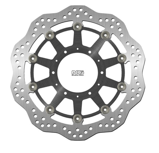 Brake disc (rotor) front SUZUKI DL 650 V-STROM ABS / XT ABS '20-22, DL 1000 V-STROM ABS / XT ABS / ADVENTURE ABS '20, DL 1050 V-STROM ABS / XT ABS / XT EXPLORER ABS '20-22 (310x121,50x5MM) (5X10,25MM) WAVE Floating (Aluminium center)