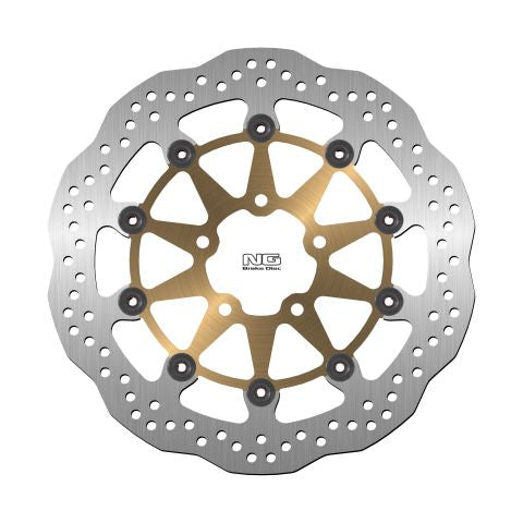 Brake disc (rotor) front SUZUKI GSX1400 '02-07, GSXR600/750 '96-03, GSXR1300 '99-07, TL1000 '97-03 (320X69X5MM) (5X10,5MM) WAVE Floating
