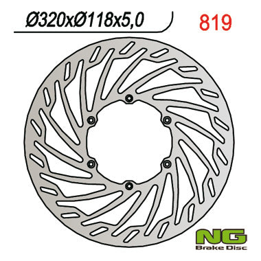 Brake disc (rotor) front SUZUKI RM/RMZ/DRZ/YZ/YZF (320X118X5) SUPERMOTO 320MM