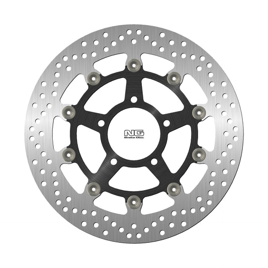 Brake disc (rotor) front TRIUMPH DAYTONA / TI / SPEED TRIPLE 955 '02-06, DAYTONA I.E. 955 '01-06, SPRINT ST T / ABS 1050 '05-14 Floating (320X78X4,5) (5X10,5MM) Floating (Aluminium center) - Replaces NG1452