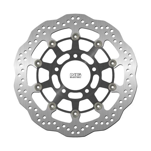 Brake disc (rotor) front TRIUMPH TIGER 1050 '07-'13, SPEED TRIPLE 1050 '05-15 (320X78X5MM) (5X10,5MM) WAVE Floating (Aluminium center)