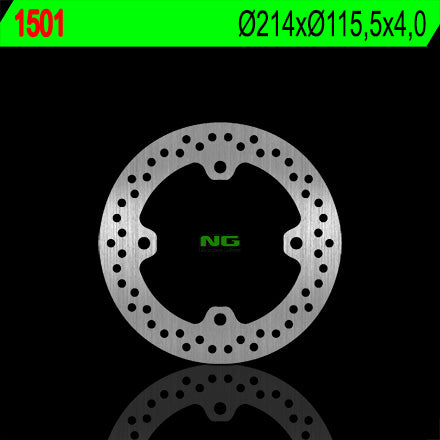 Brake disc (rotor) front/rear CAN-AM COMMANDER 800/1000 '11-'14, MAVERICK 1000 '13-'14 (214X115,5X4) (4X11,5MM)