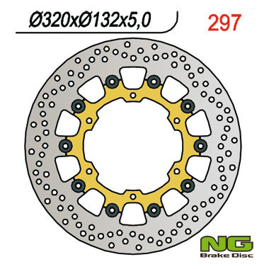 Brake disc (rotor) front YAMAHA FJR1300 '03-'16, MT-01 '05-06, V-MAX 1700 09-16 (320X132X5) Floating