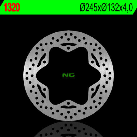 Brake disc (rotor) front YAMAHA YBR 125 '05-'06 (245X132X4) (6X8,5mm)